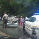 Accident during rain